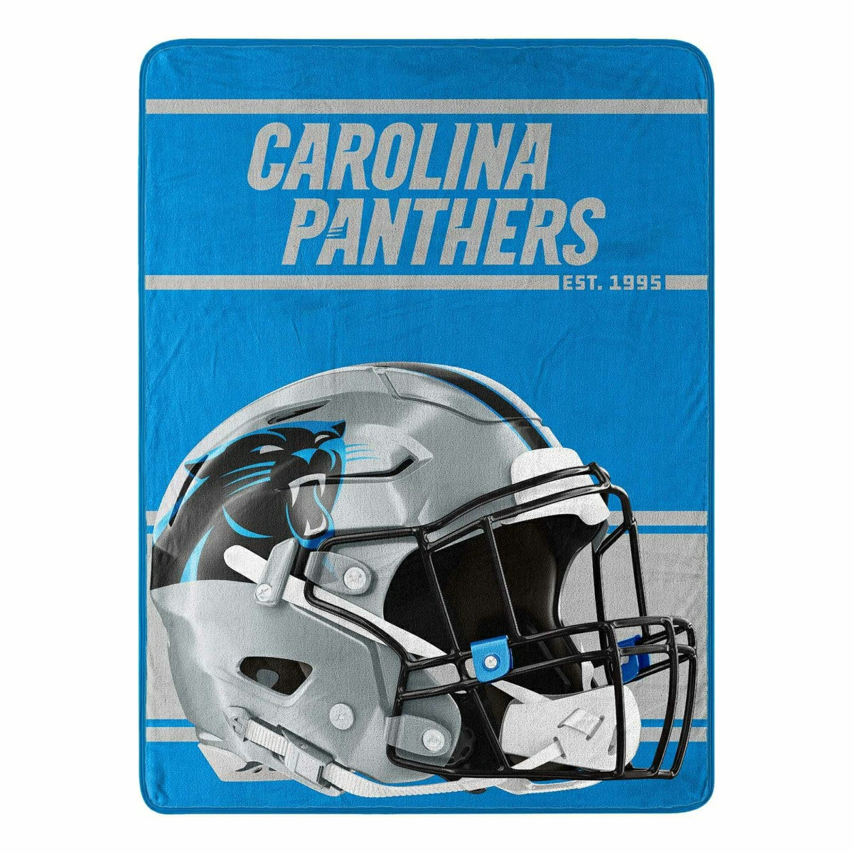 Carolina Panthers Run Super Plush NFL Throw Fashion