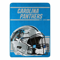 Carolina Panthers Run Super Plush NFL Throw Fashion