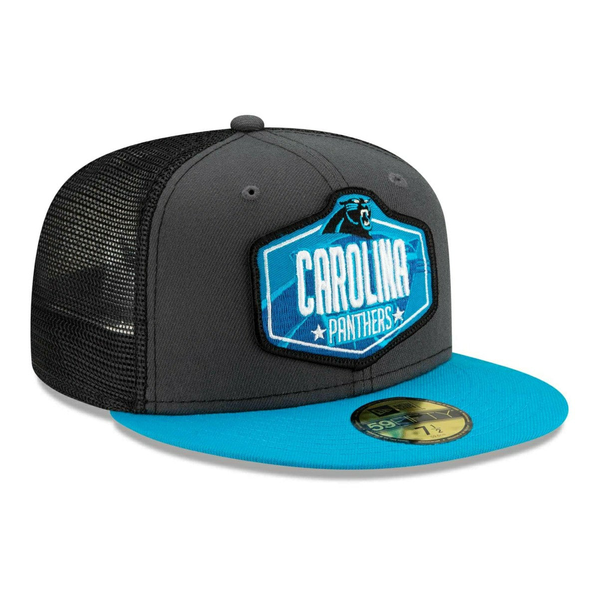 Carolina Panthers Official 2021 NFL Draft New Era 59FIFTY Fitted Cap Lifestyle