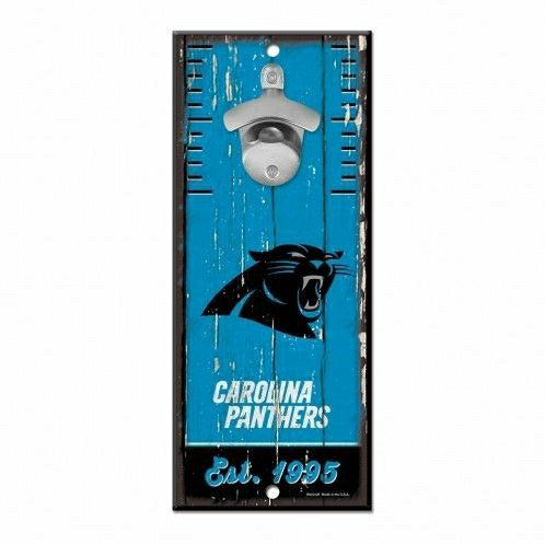 Carolina Panthers NFL Bottle Opener Sign Taass for sale