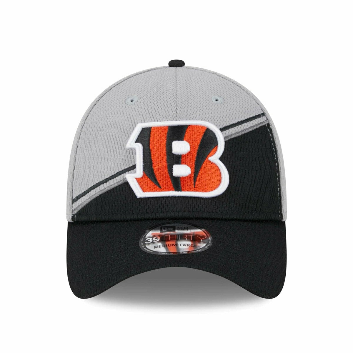 Cincinnati Bengals Colorway 2023 NFL Sideline New Era 39THIRTY Flex Cap Gray Taass for sale