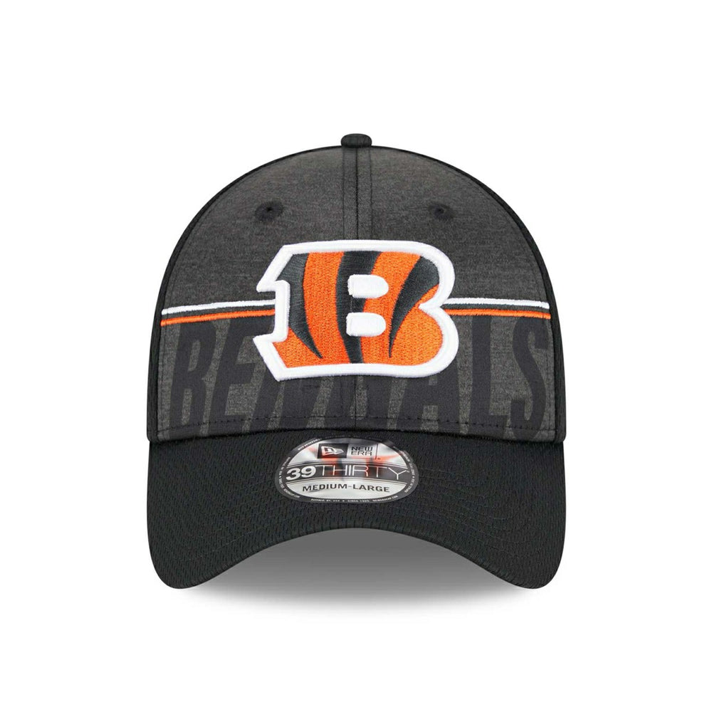 Cincinnati Bengals 2023 NFL Training Camp New Era 39THIRTY Flex Cap Black Classic
