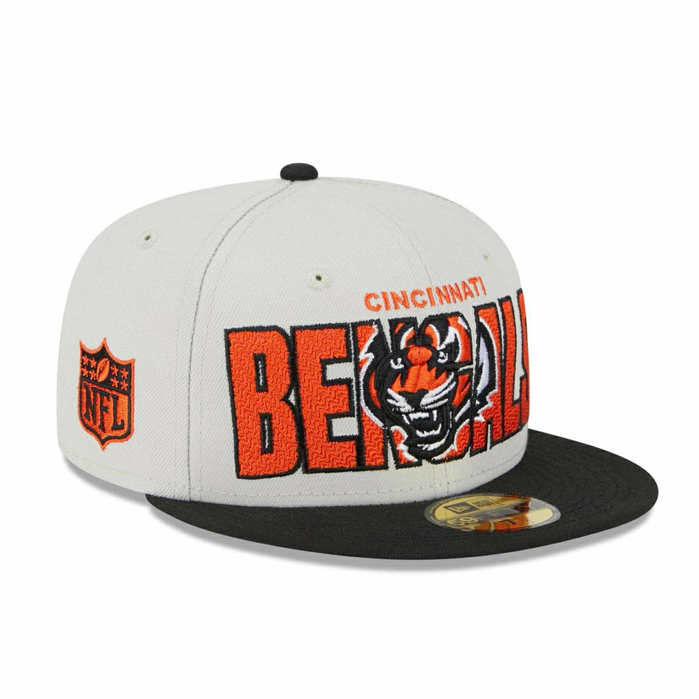 Cincinnati Bengals Official 2023 NFL Draft New Era 59FIFTY Fitted Cap Fashion