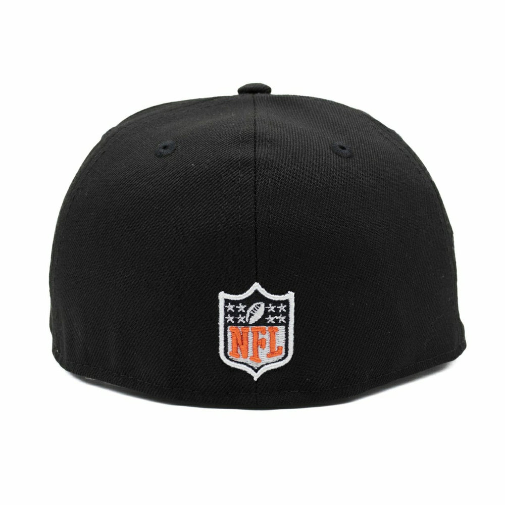 Cincinnati Bengals "B" 50th Anniversary New Era 59FIFTY Fitted NFL Cap Black Lifestyle