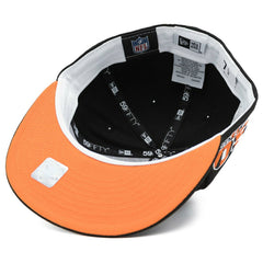 Cincinnati Bengals "B" 50th Anniversary New Era 59FIFTY Fitted NFL Cap Black Lifestyle