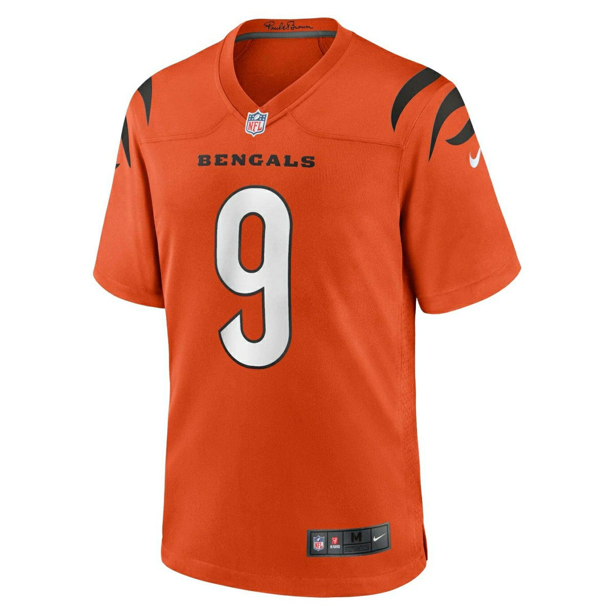Joe Burrow #9 Cincinnati Bengals Nike Game NFL Jersey Alternate Orange Classic
