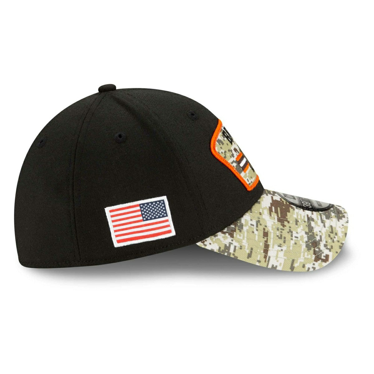 Cleveland Browns 2021 NFL On-Field Salute to Service New Era 39THIRTY Flex Fit Cap Taass for sale