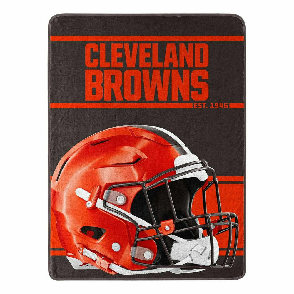 Cleveland Browns Run Northwest Super Plush NFL Throw Classic