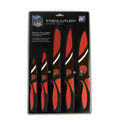 Cleveland Browns NFL 5-Piece Kitchen Knife Set Taass sale