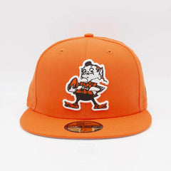 Cleveland Browns 1959 Throwback 59FIFTY Fitted NFL Cap Orange Classic