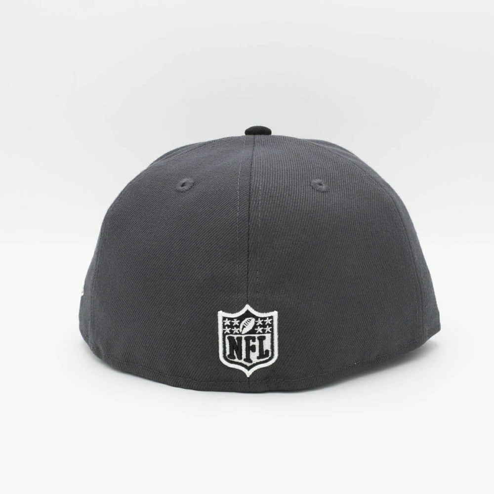 Dallas Cowboys 2-Tone New Era 59FIFTY Fitted NFL Cap Graphite/Black Taass for sale