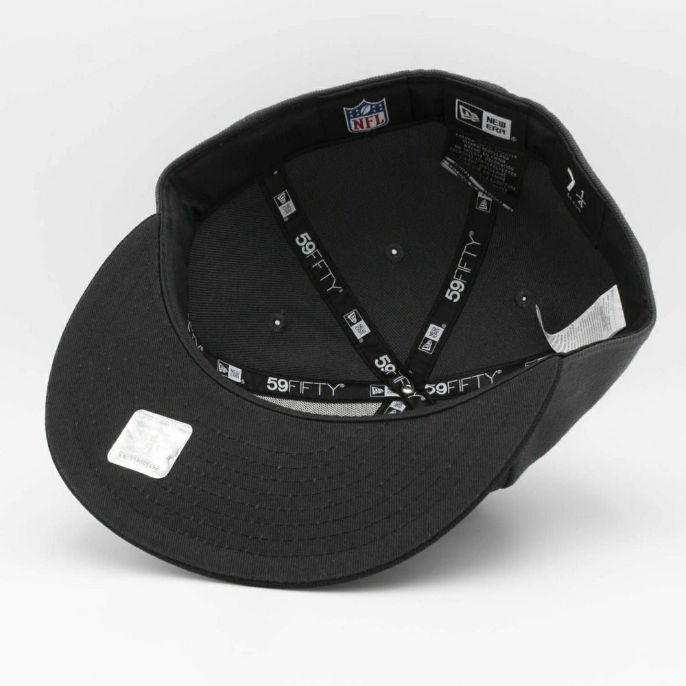 Dallas Cowboys 2-Tone New Era 59FIFTY Fitted NFL Cap Graphite/Black Taass for sale