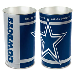Dallas Cowboys Metal NFL Wastebasket Taass for sale