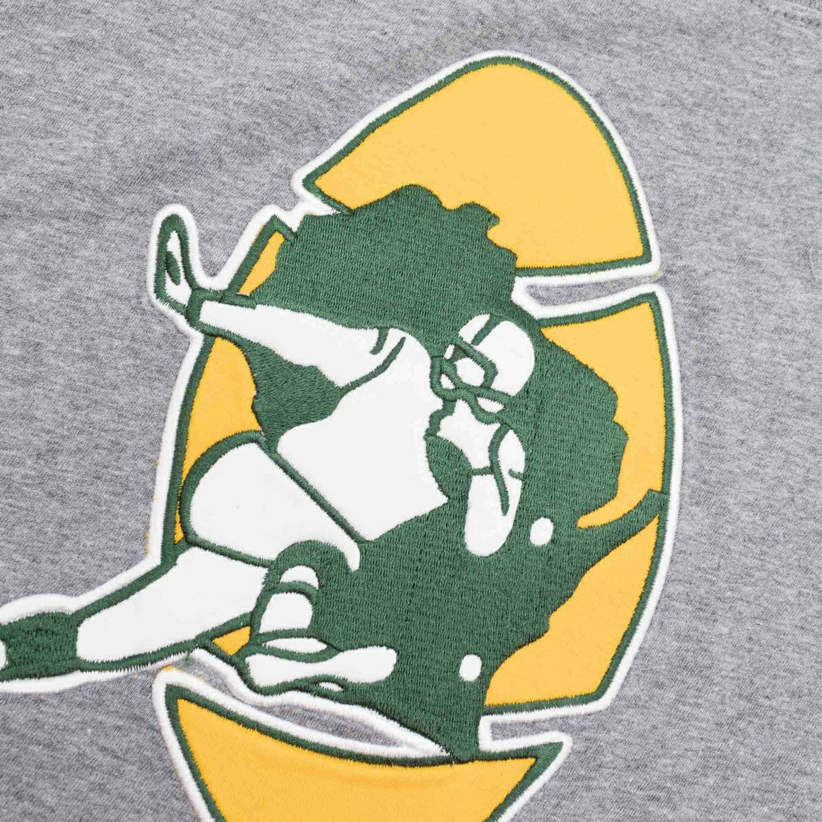 Green Bay Packers Mitchell & Ness Color Blocked NFL Throwback T-Shirt Classic