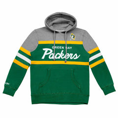 Green Bay Packers Head Coach Mitchell & Ness NFL Throwback Football Hoodie Fashion