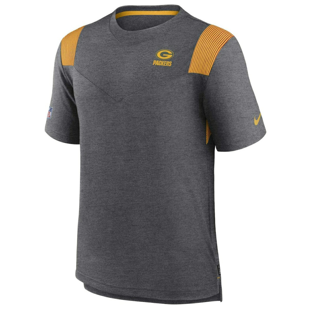 Green Bay Packers 2022 NFL Sideline Nike Performance Player Top Gray Lifestyle