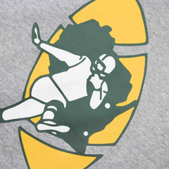 Green Bay Packers Rewind Throwback Fleece NFL Hoodie Grey Taass sale