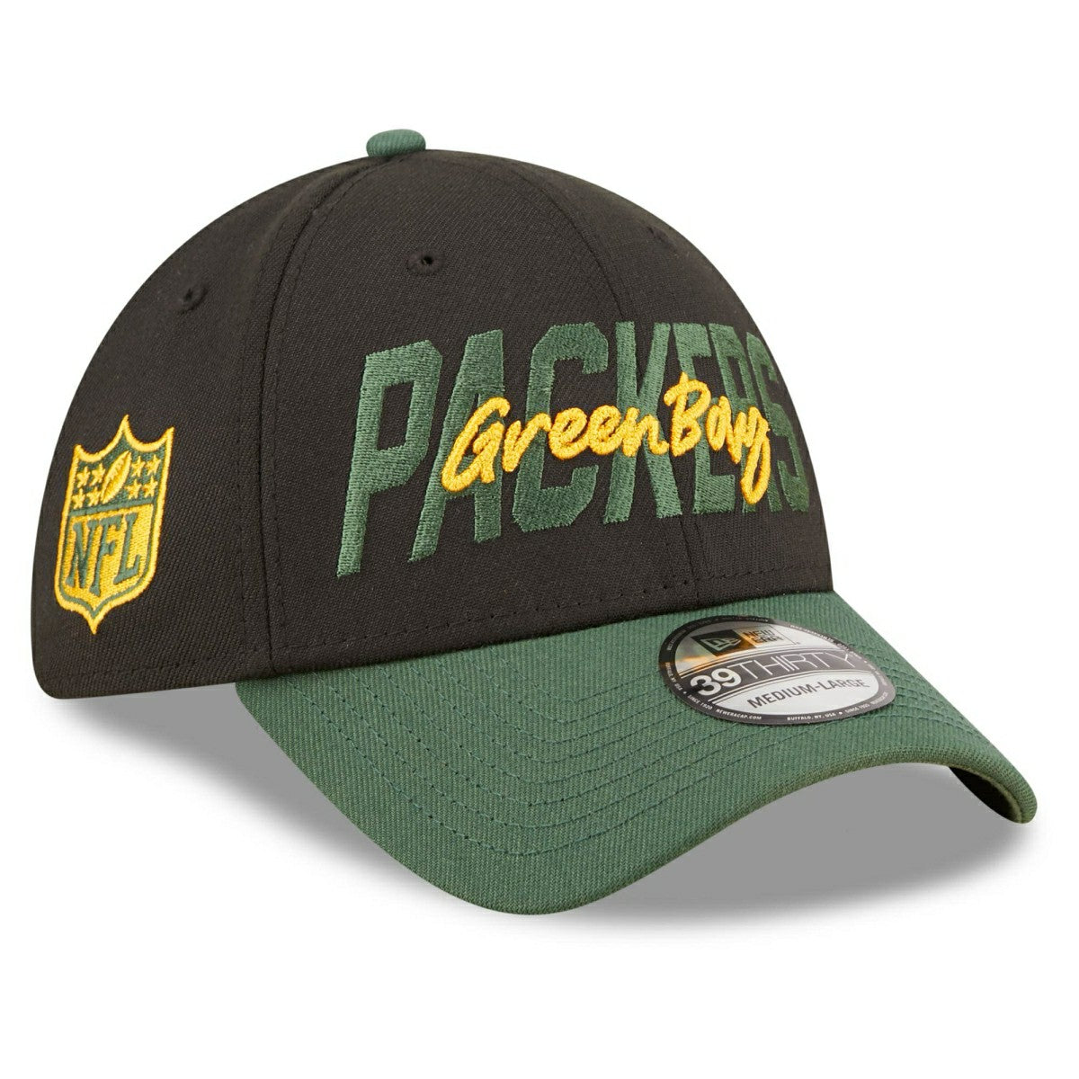 Green Bay Packers Official 2022 NFL Draft New Era 39THIRTY Flex Cap Taass for sale