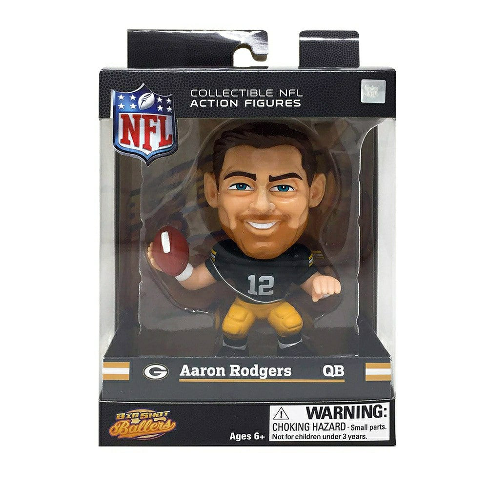 Aaron Rodgers Green Bay Packers Big Shot Ballers NFL Figure Fashion