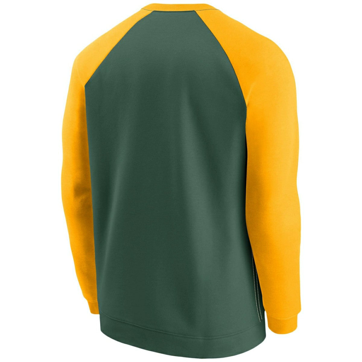 Green Bay Packers Raglan NFL Throwback Nike Crewneck Pullover Taass sale