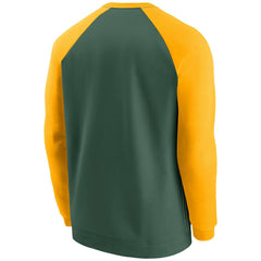 Green Bay Packers Raglan NFL Throwback Nike Crewneck Pullover Taass sale