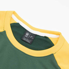 Green Bay Packers Raglan NFL Throwback Nike Crewneck Pullover Taass sale