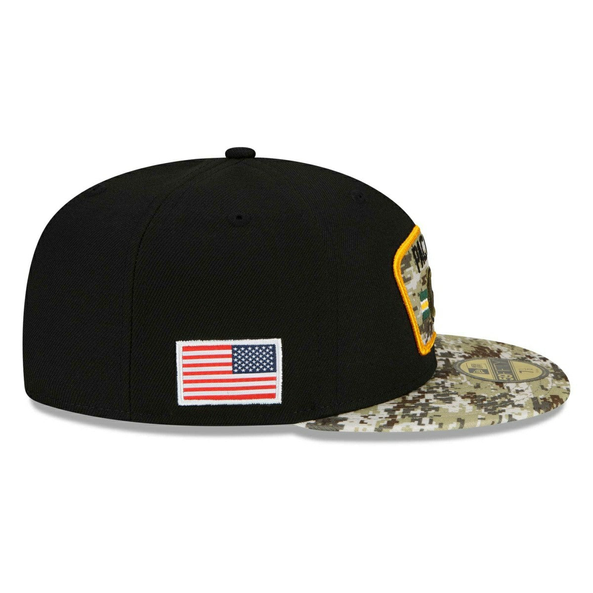 Green Bay Packers 2021 NFL On-Field Salute to Service New Era 59FIFTY Fitted Cap Classic