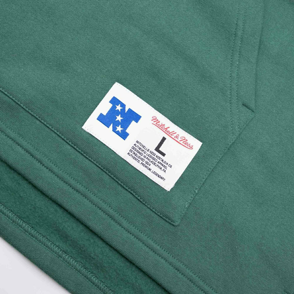 Green Bay Packers Mitchell & Ness Cut Sleeves Fleece Short Sleeve NFL Hoodie Taass sale