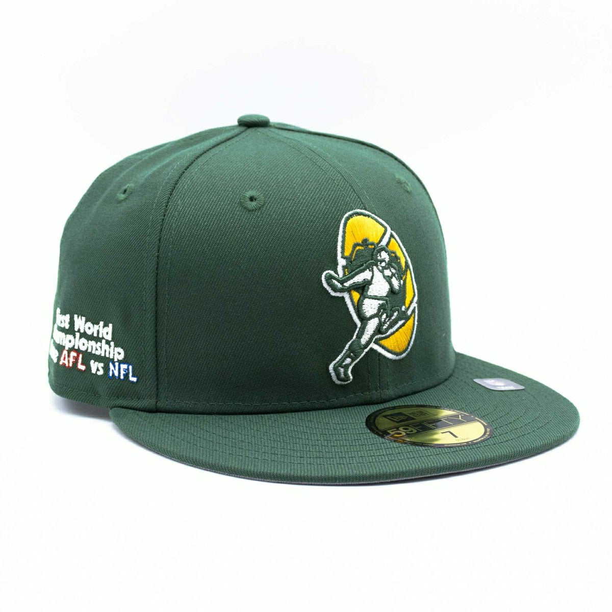 Green Bay Packers Throwback First World Championship New Era 59FIFTY Fitted NFL Cap Taass for sale