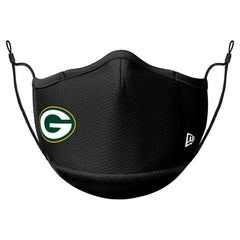 Green Bay Packers Official NFL On-Field Face Mask Black Fashion