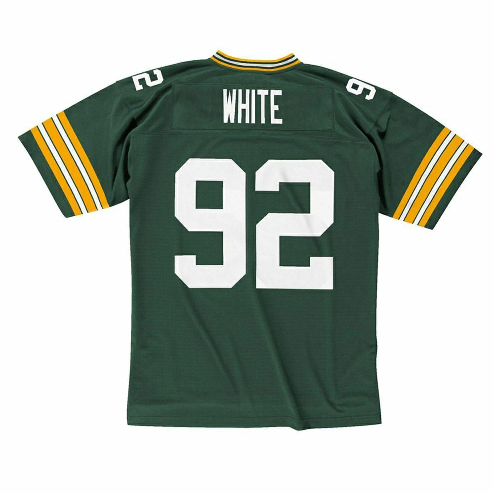 Reggie White #92 Green Bay Packers 1996 Legacy Throwback NFL Jersey Green Taass US