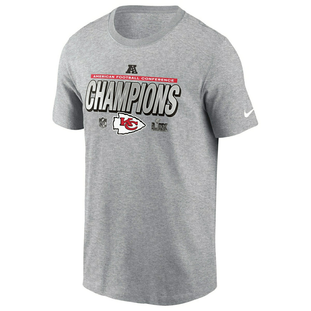Kansas City Chiefs 2024-25 AFC Champions Locker Room Nike NFL T-Shirt Fashion