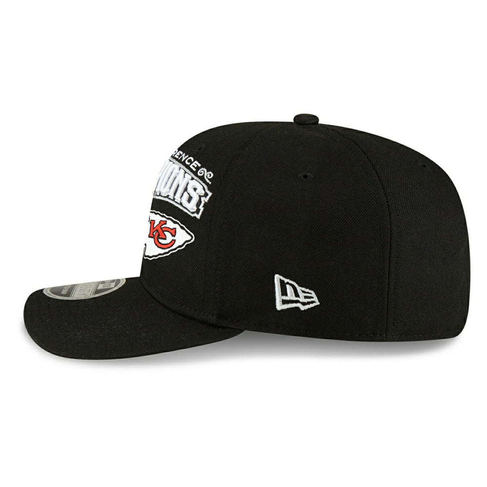 Kansas City Chiefs 2024-25 AFC Champions Locker Room New Era 9SEVENTY Cap Lifestyle