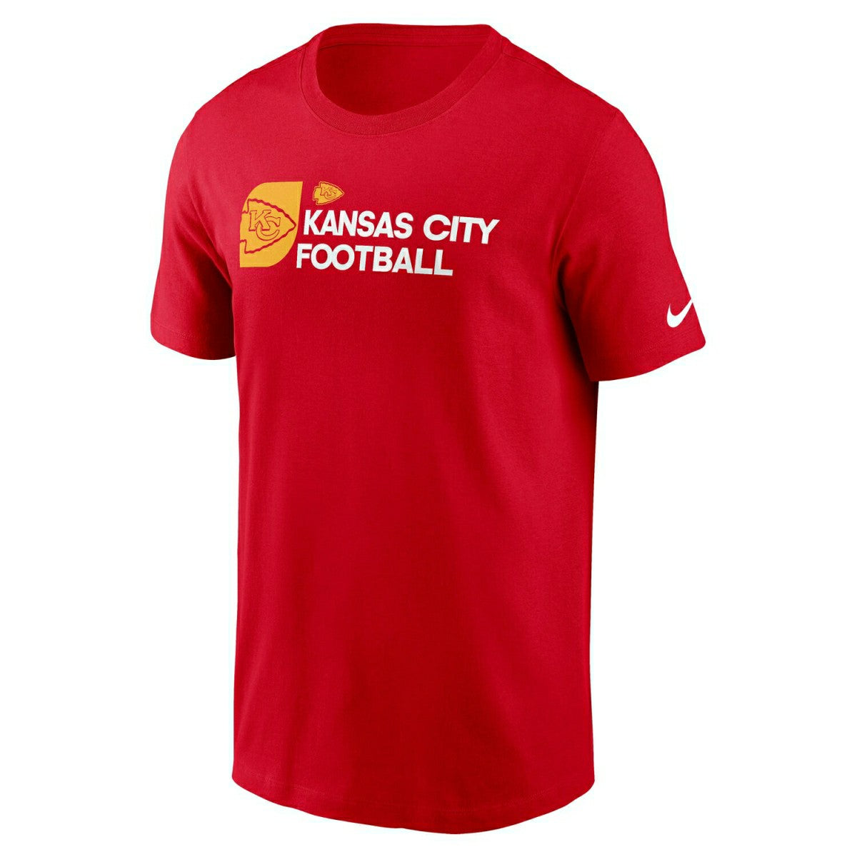 Kansas City Chiefs Team Slogan Nike Essential NFL T-Shirt Red Taass US