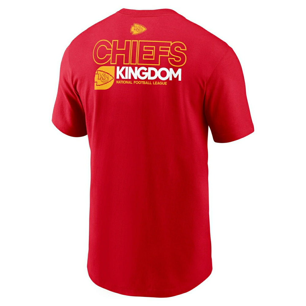 Kansas City Chiefs Team Slogan Nike Essential NFL T-Shirt Red Taass US
