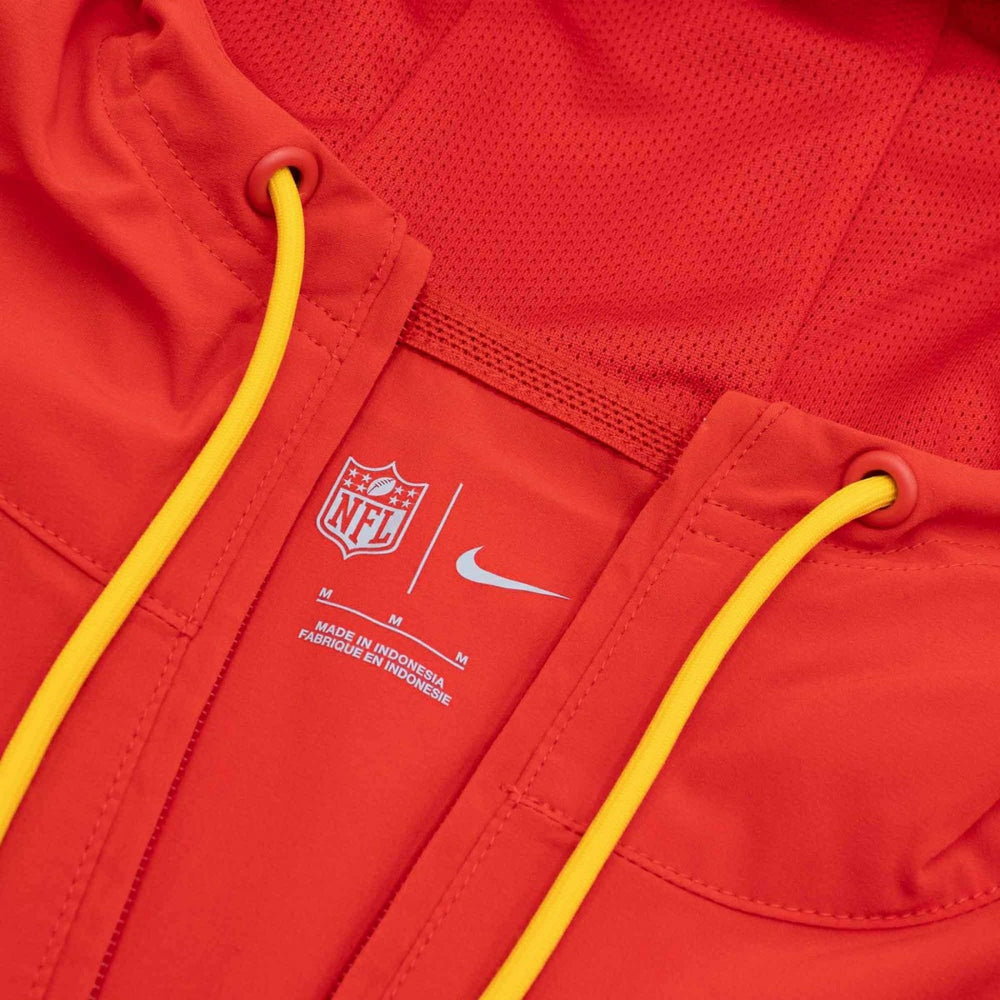 Kansas City Chiefs 2024 NFL Sideline Pre-Game Nike Lightweight Player Jacket Red Classic