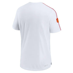 Kansas City Chiefs 2024 NFL Sideline Nike Dri-FIT Coach UV Top White Taass for sale