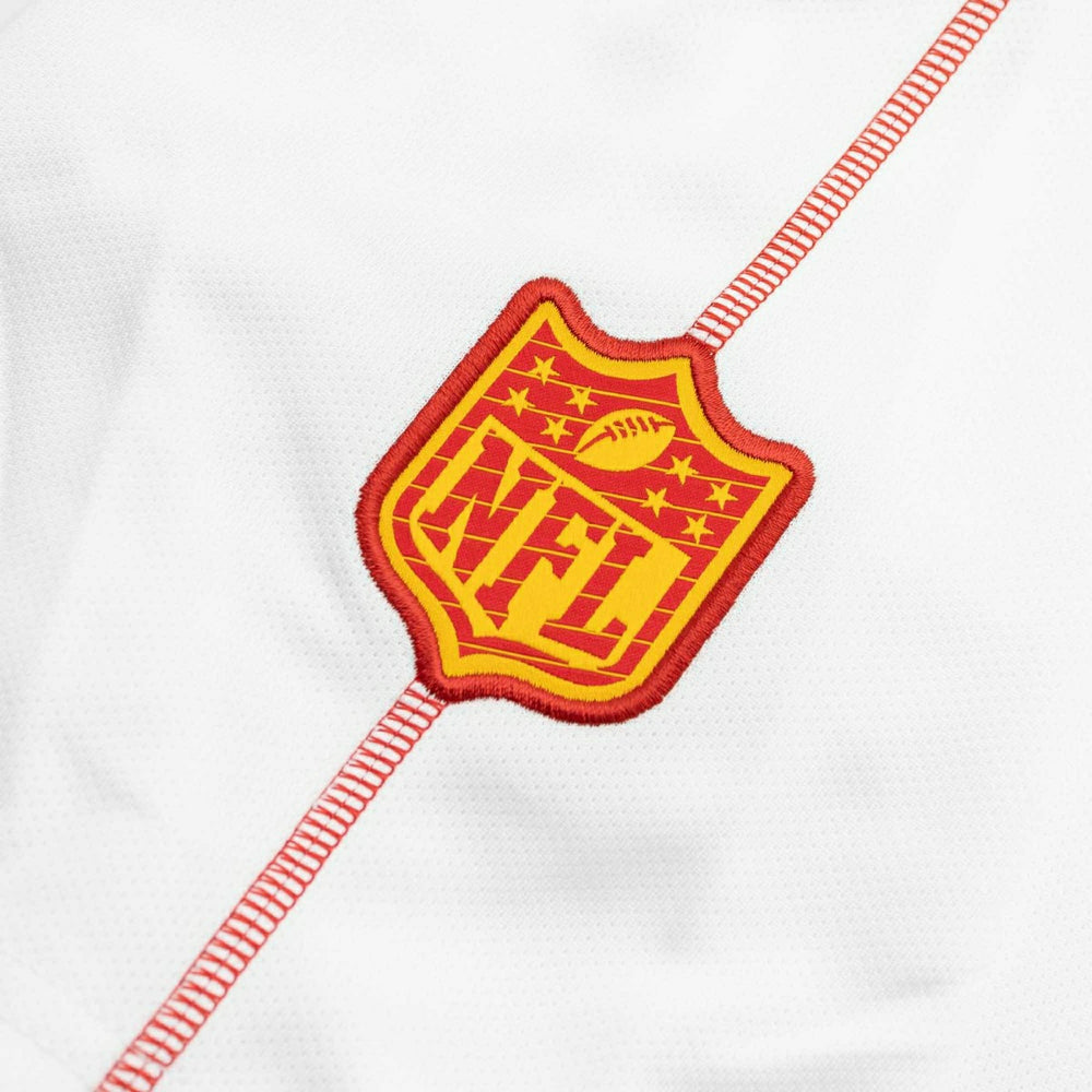 Kansas City Chiefs 2024 NFL Sideline Nike Dri-FIT Coach UV Top White Taass for sale