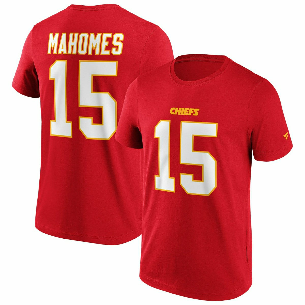 Patrick Mahomes #15 Kansas City Chiefs Iconic Player NFL T-Shirt Red Fashion