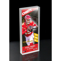 Patrick Mahomes Kansas City Chiefs Player 3D Block Art Taass US