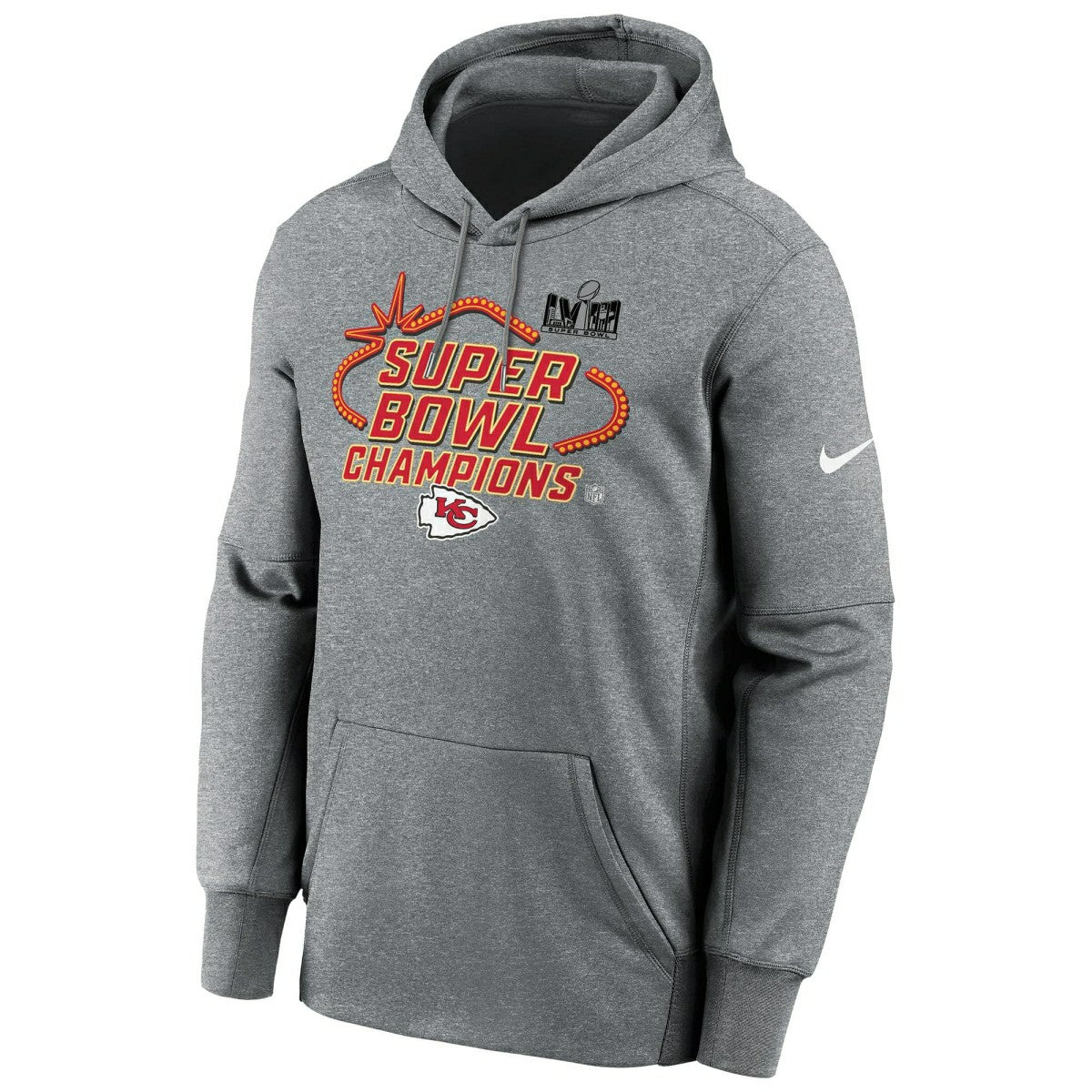 Kansas City Chiefs Super Bowl LVIII Champions Locker Room Nike NFL Hoodie Lifestyle