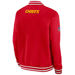Kansas City Chiefs NFL Sideline Nike Coach Bomber Jacket Taass sale