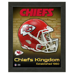 Kansas City Chiefs NFL Team Helmet Framed Photo Fashion