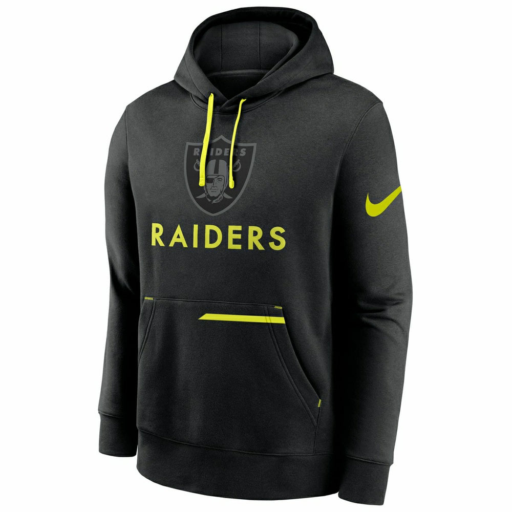 Las Vegas Raiders Nike VOLT NFL Hoodie Black Lifestyle