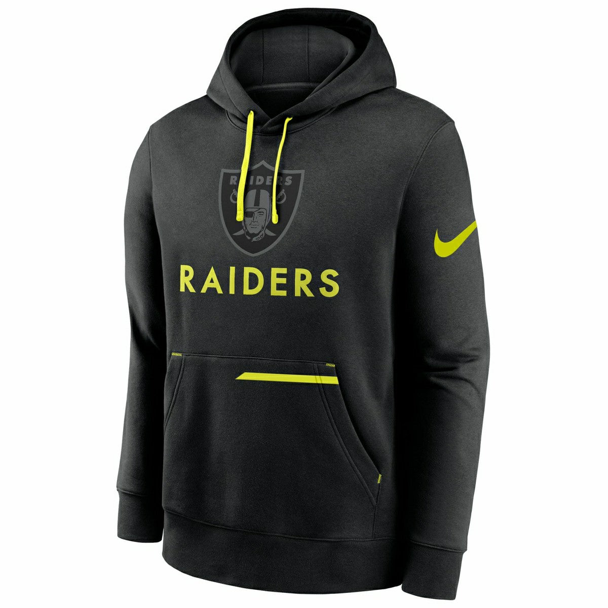 Las Vegas Raiders Nike VOLT NFL Hoodie Black Lifestyle