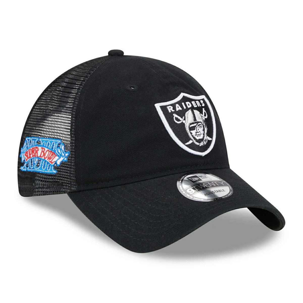 Las Vegas Raiders Super Bowl New Era 9TWENTY Adjustable Cap Taass for sale