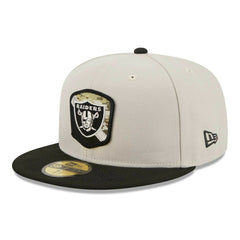 Las Vegas Raiders 2023 NFL Salute to Service New Era 59FIFTY Fitted Cap Taass US
