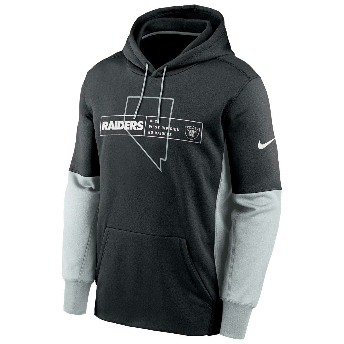 Las Vegas Raiders Color Block Nike Therma NFL Hoodie Taass for sale