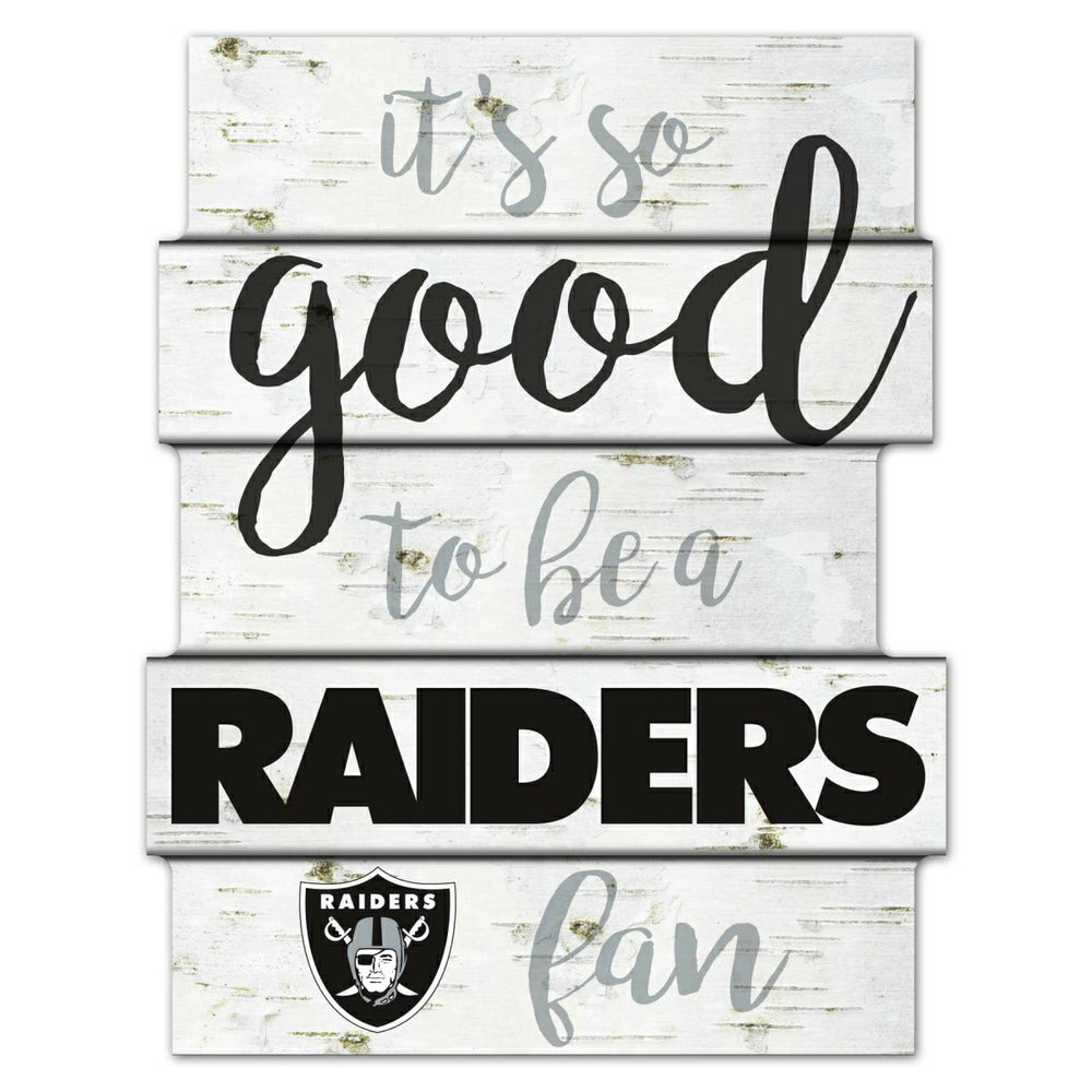 Las Vegas Raiders Birchwood NFL Wood Sign Taass sale