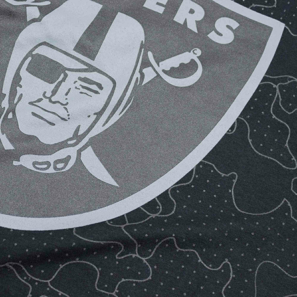 Las Vegas Raiders Reflective RFLCTV Nike Essential NFL T-Shirt Black Classic